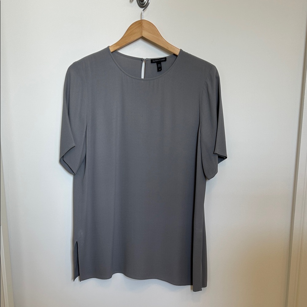 Eileen Fisher Gray Blouse